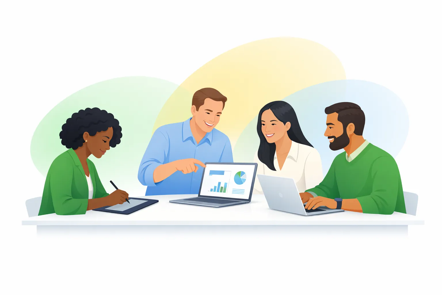 AcornGlobus team collaborating on product engineering
